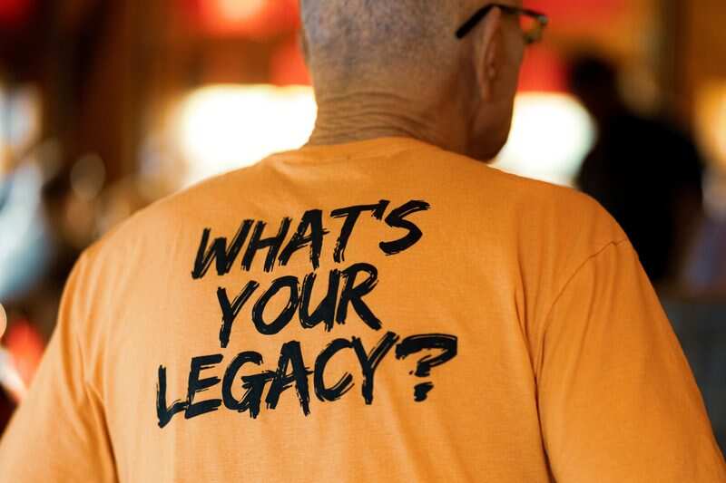 What's Your Legacy? - LAF event t-shirt